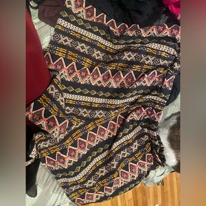 SHEIN tribal pattern shorts